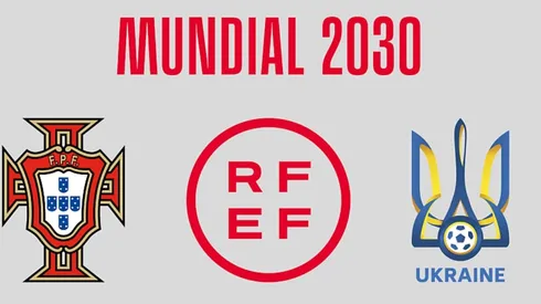 España y Portugal unieron fuerzas con la Federación ucraniana de fútbol para el Mundial 2030.