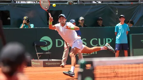 Garin reaccionó tras su bajo debut en la Copa Davis