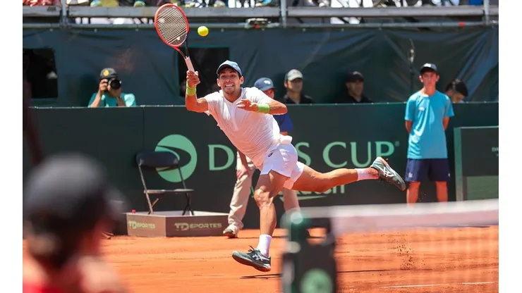 Garin reaccionó tras su bajo debut en la Copa Davis