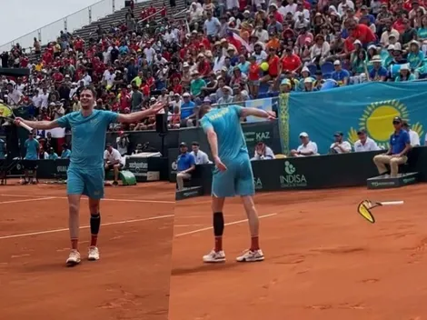 Bublik y su furia ante Jarry: "Entiendo que soy visita"