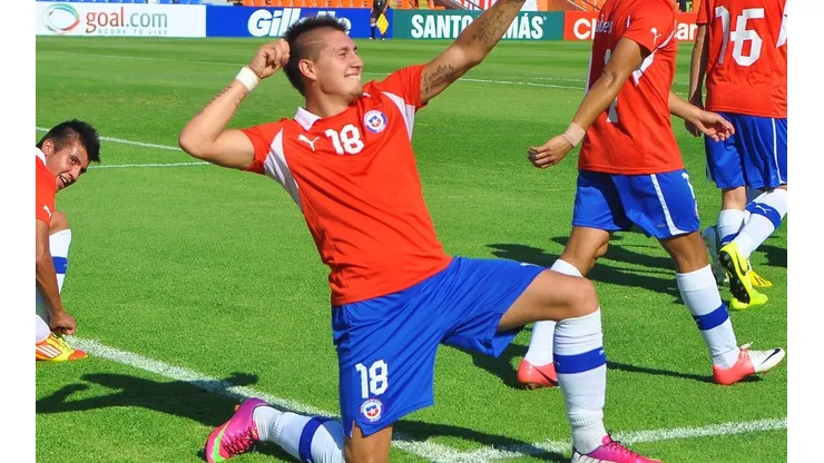 Nicolás Castillo fue segundo goleador del Sudamericano y máximo artillero de la selección chilena Sub 20