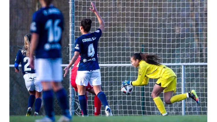 Anto Canales repite como MVP del Oviedo ante el Barça B