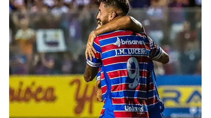 Juan Martín Lucero tuvo su primer partido en el Fortaleza.