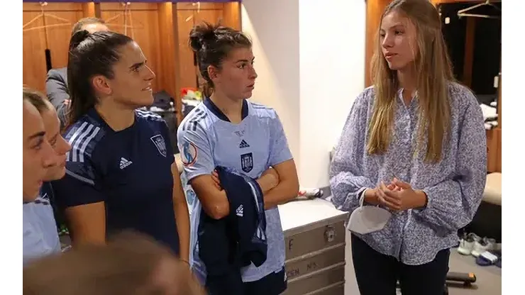 La infanta Sofía es una gran fan del fútbol femenino
