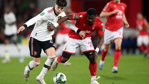 La ida fue 3 a 0 a favor de Manchester United en The City Ground.