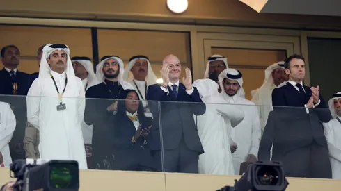 Gianni Infantino en la final del Mundial de Qatar