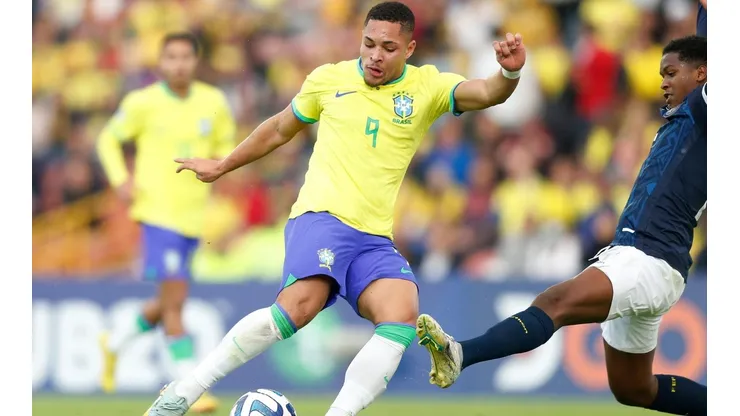 Brasil superó fácilmente a Ecuador en el Sudamericano Sub 20 con dos goles de Vitor Roque