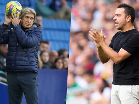 Xavi elogia a Pellegrini en la previa del Betis-Barcelona