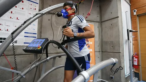 Fernanda Pinilla en las evaluaciones físicas