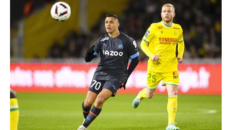 Alexis Sánchez fue el más peligroso del OM, aunque no pudo anotar