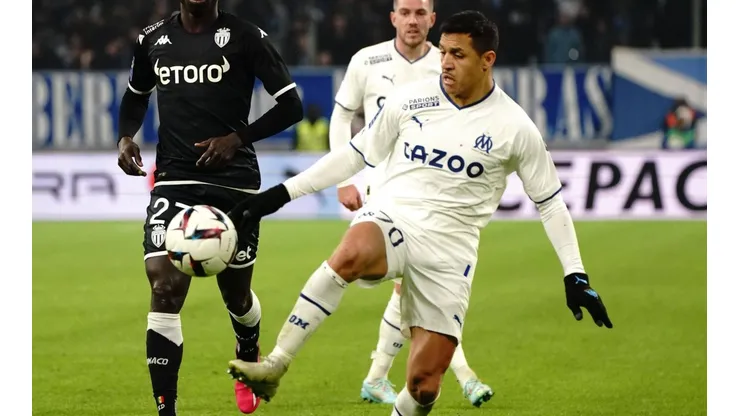 Alexis Sánchez fue figura en el Olympique de Marsella