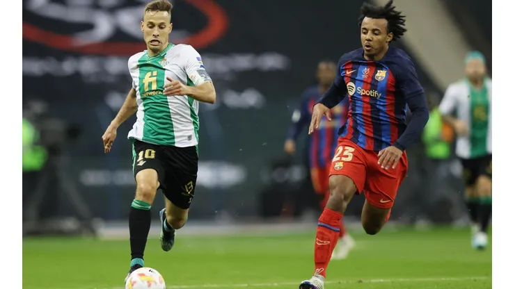 Betis y Barcelona se enfrentaron por última vez en la Supercopa de España.