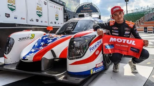 El chileno Nicolás Pino la rompió en las 24 Horas de Daytona, en Estados Unidos.