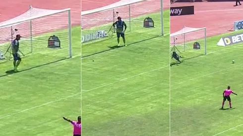 Diego Sánchez las hizo todas después de una mano de Juan Cornejo que Nicolás Gamboa estimó como penal.