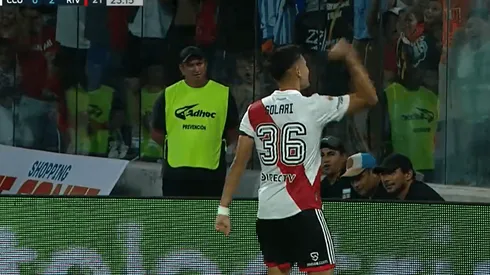 Solari selló el triunfo de River en su inicio de temporada