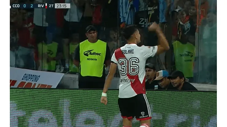 Solari selló el triunfo de River en su inicio de temporada