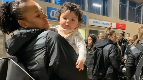 Lia, la hija de Alexandra do Nascimento tiene cuatro meses