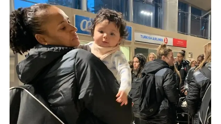 Lia, la hija de Alexandra do Nascimento tiene cuatro meses
