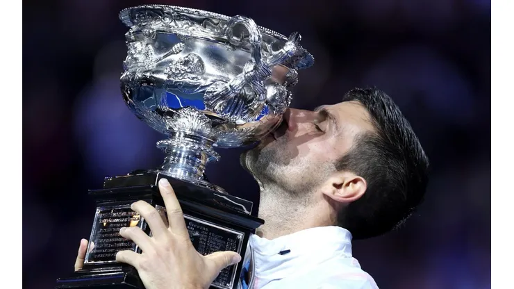 Djokovic venció a Tsitsipás en la final del Abierto de Australia 2023.