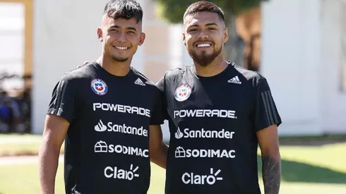 Yahir Salazar junto a Paulo Díaz, su cuñado.