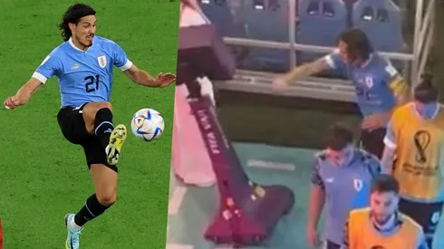 Cavani quedó furioso tras la eliminación de Uruguay en la Copa del Mundo de Qatar 2022 y su violento actuar le costará caro.