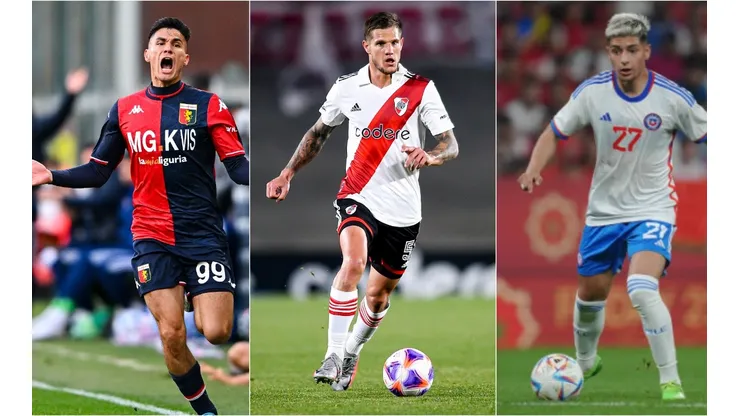 Pablo Galdames, Bruno Zuculini y Williams Alarcón, tres nombres apuntados en la carpeta de refuerzos en la UC.