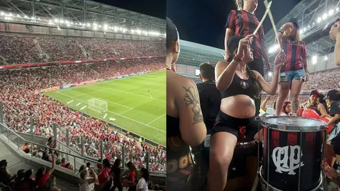 Las mujeres y los niños repletaron el estadio Arena de Baixada