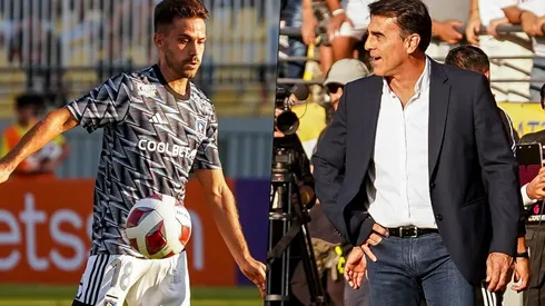 Bouzat fue probado en el puesto de lateral por la izquierda.