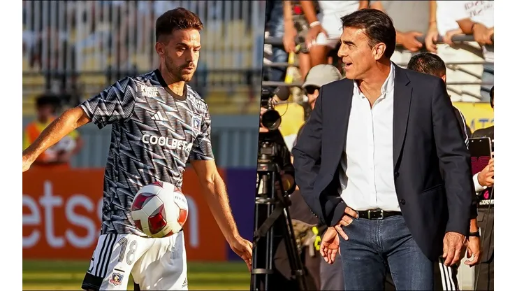 Bouzat fue probado en el puesto de lateral por la izquierda.