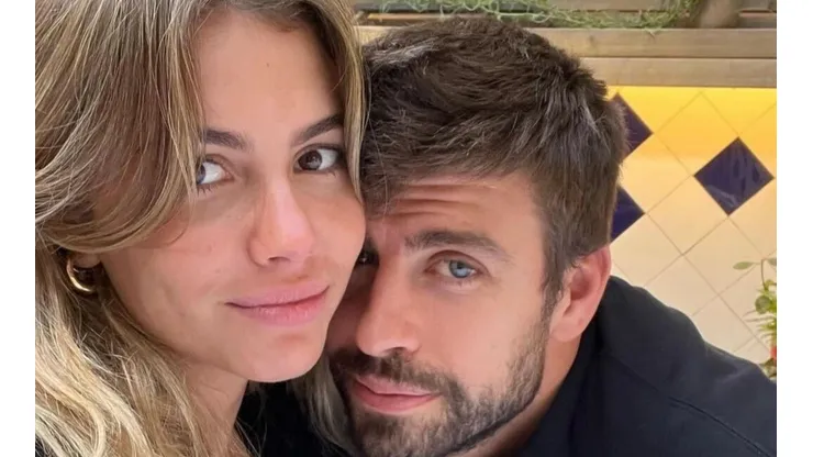 Piqué subió su primera foto junto a Clara Chía.