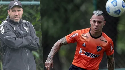 Chacho Coudet espera contar con una buena versión de Eduardo Vargas en el primer trimestre del año