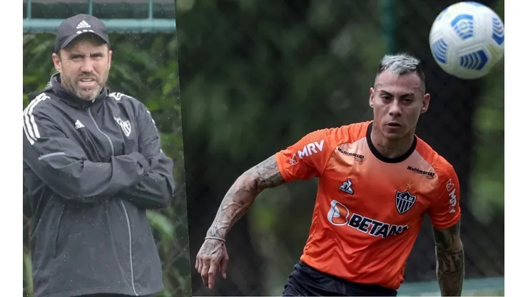 Chacho Coudet espera contar con una buena versión de Eduardo Vargas en el primer trimestre del año
