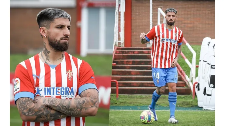 Ignacio Jeraldino espera debutar este domingo en la visita del Málaga al Sporting de Gijón por la segunda división del fútbol español