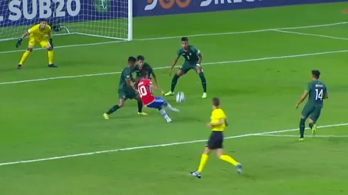 Lucas Assadi anotó un golazo en el Sudamericano