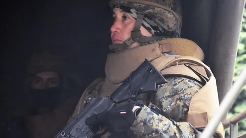 Regimiento Tucapel de Temuco por entrada en vigencia del estado de excepción en mayo de 2022