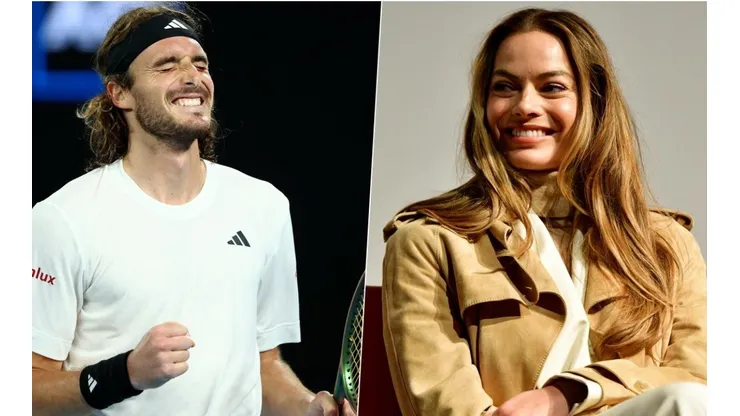Tsitsipas y Margot Robbie