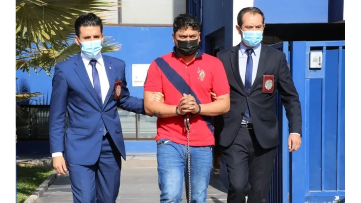 David Hernán Landaeta Garlotti, el venezolano más conocido como Satanás, bajo custodia de la PDI..