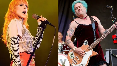 Hayley Williams, de Paramore, y Fat Mike, de NOFX.