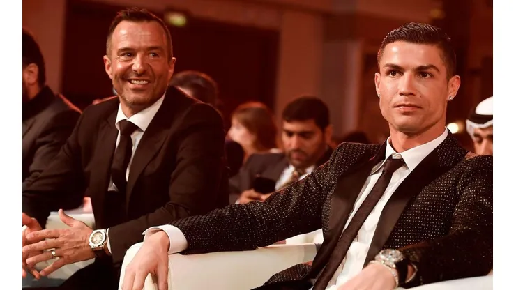Cristiano Ronaldo y su ex representante Jorge Mendes