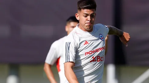 Brandon Cortés se entrena en la Sub 23 de Chile