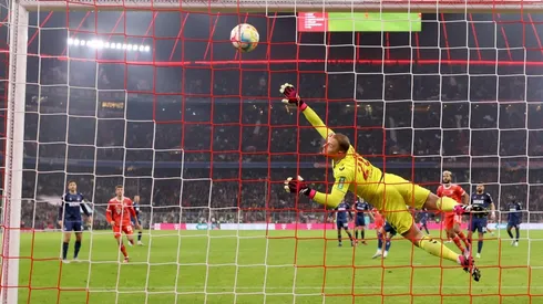 El tremendo remate de Kimmich que se terminó clavando en el ángulo