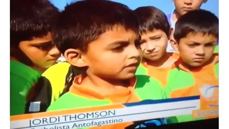 Jordhy Thompson dando su primera entrevista