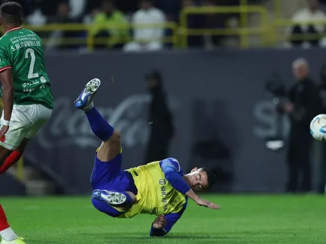 Video: la espectacular chilena que falló CR7 en su debut con Al Nassr