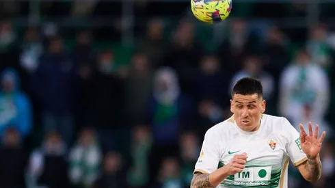 Enzo Roco en el duelo frente al Osasuna