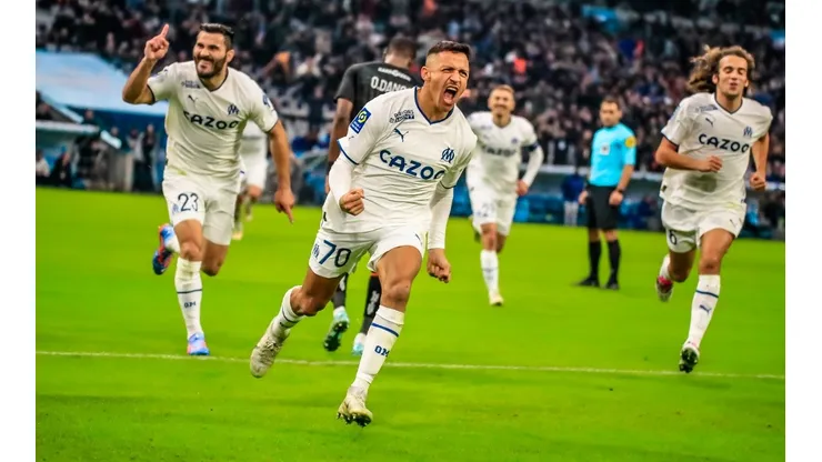 Alexis Sánchez lleva nueve goles en veinte partidos con la camiseta del Marsella
