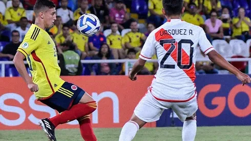 Colombia vino de atrás para derrotar a Perú en el Sudamericano Sub 20.