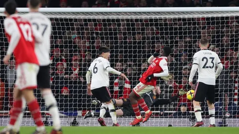 Nketiah marcó el gol de la victoria del Arsenal