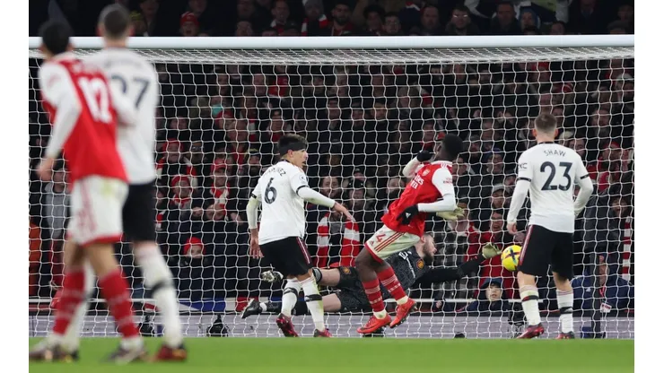 Nketiah marcó el gol de la victoria del Arsenal