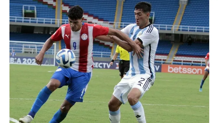 Paraguay le gana a Argentina y le pega en el debut de la Albiceleste por el Sudamericano Sub 20.