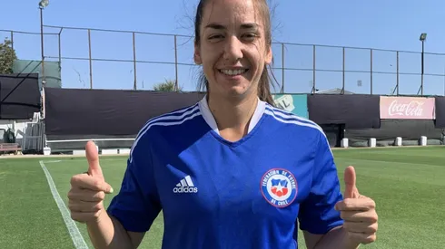 Fernanda Ramírez debutó en la selección chilena en 2021 contra Eslovaquia en Alemania